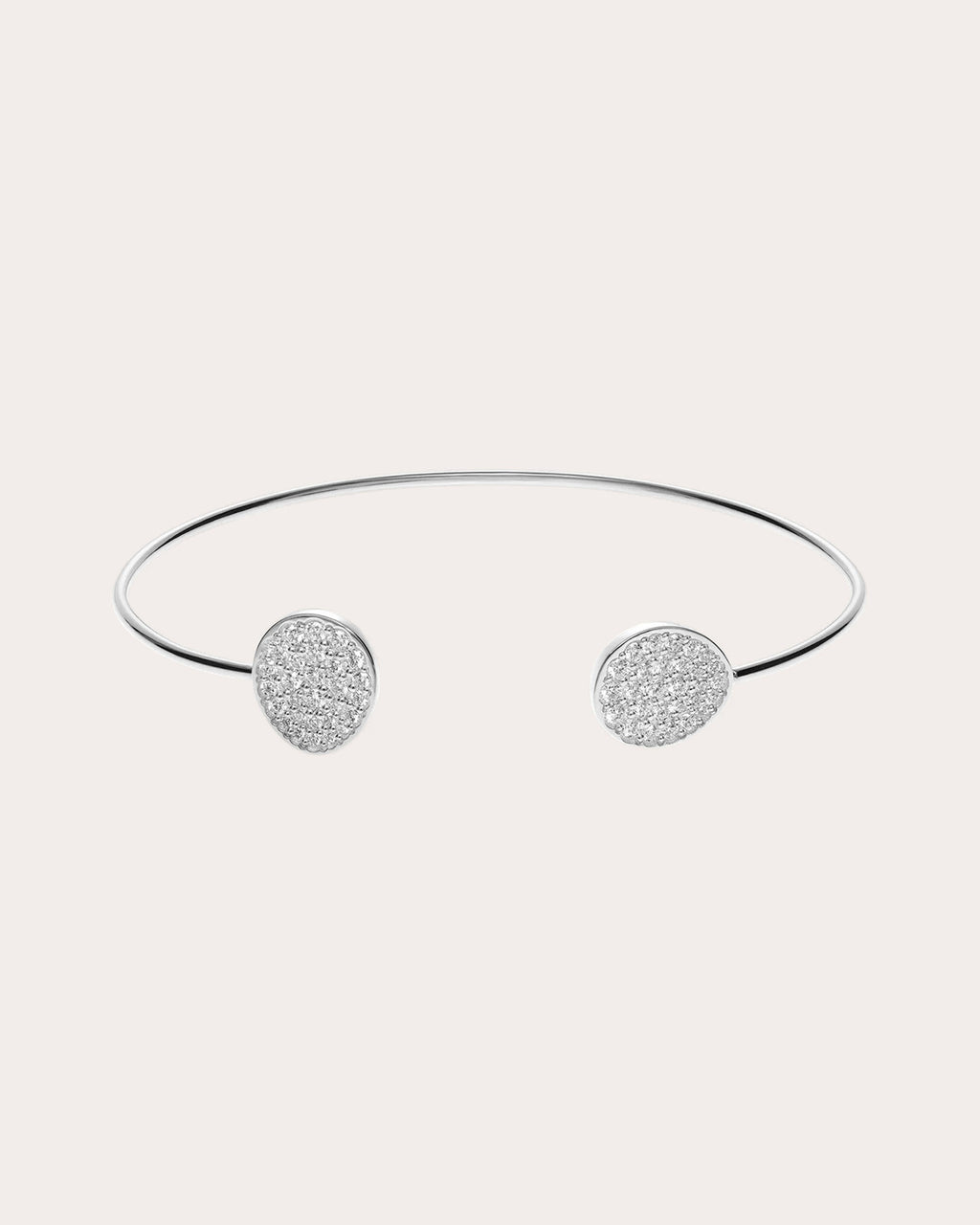Diamond Flats Cuff Bracelet