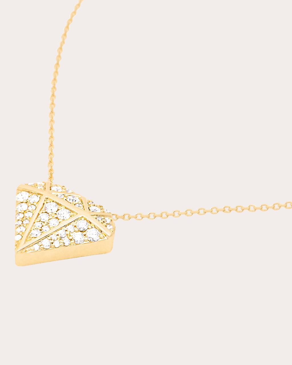 Diamond & 14k Gold Juju Pendant Necklace
