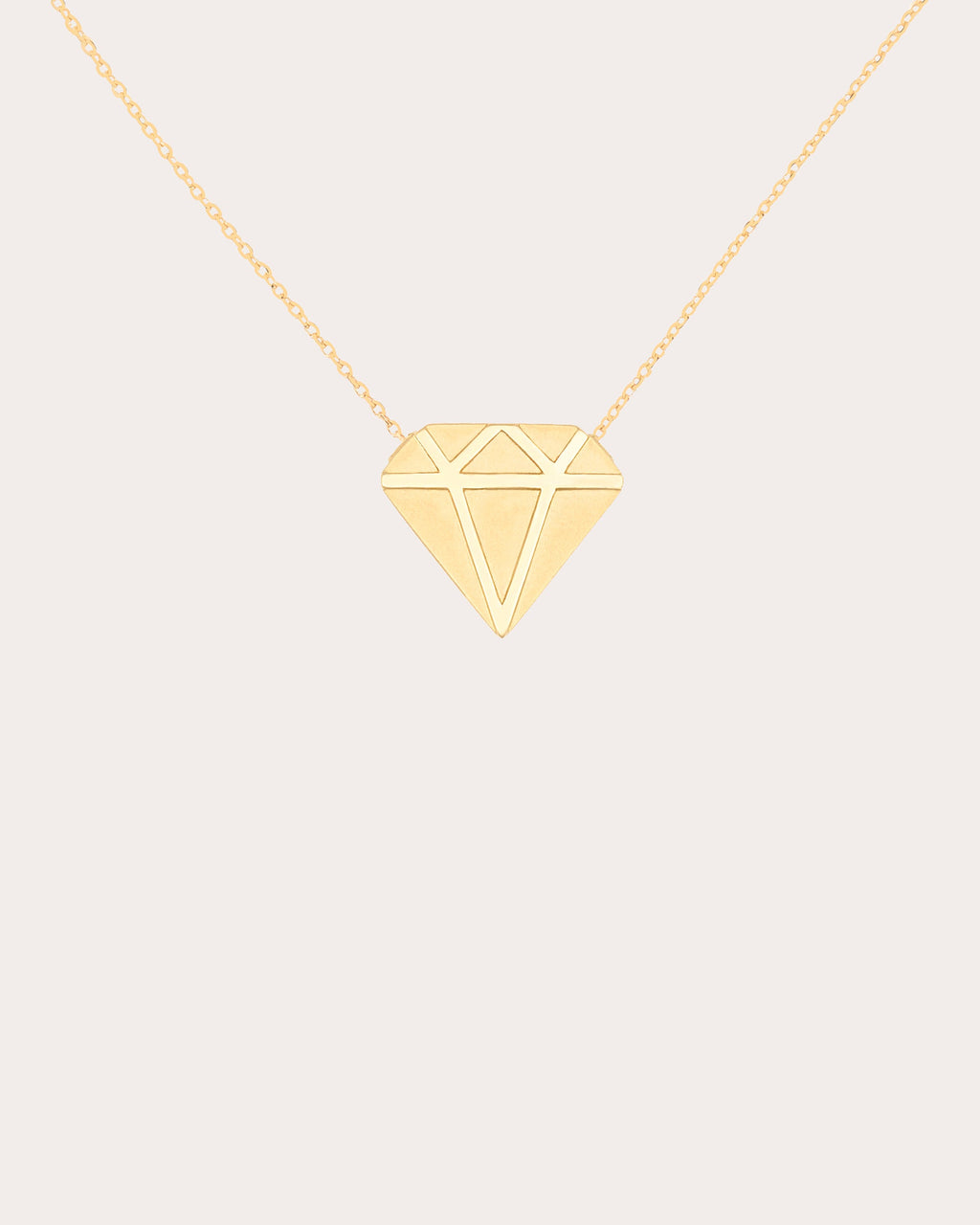 Diamond & 14k Gold Juju Pendant Necklace