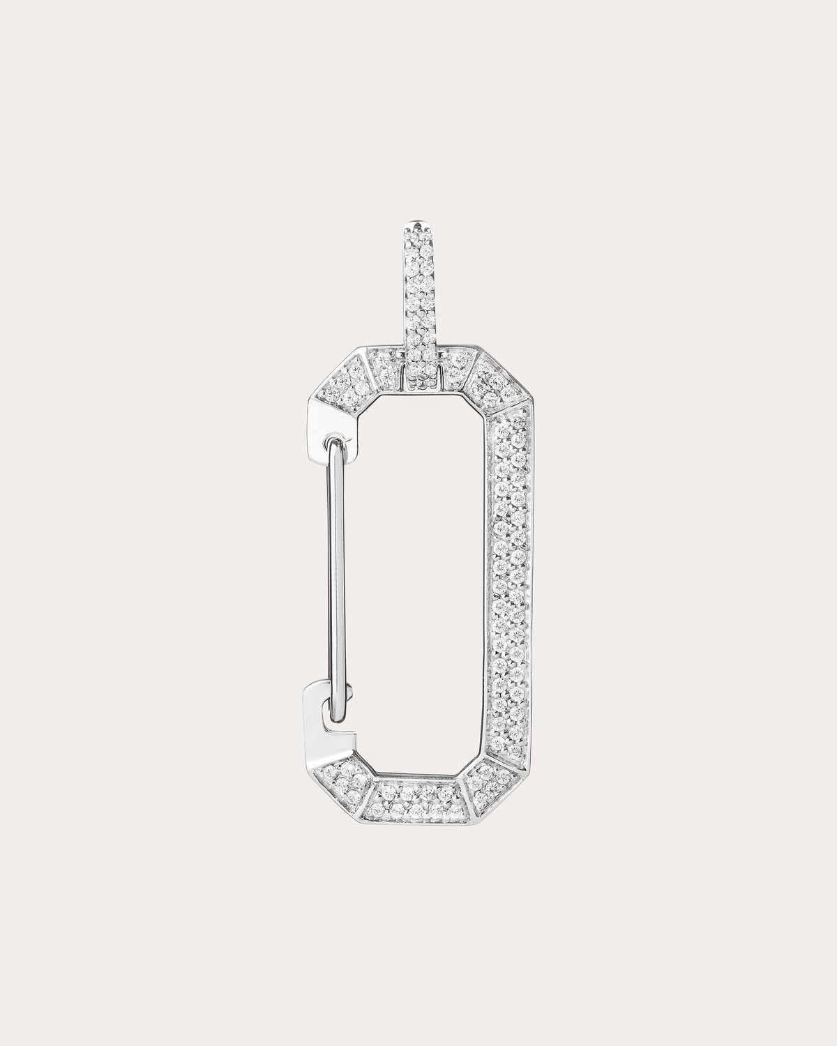 Diamond Pavé Big Chiara Drop Earring