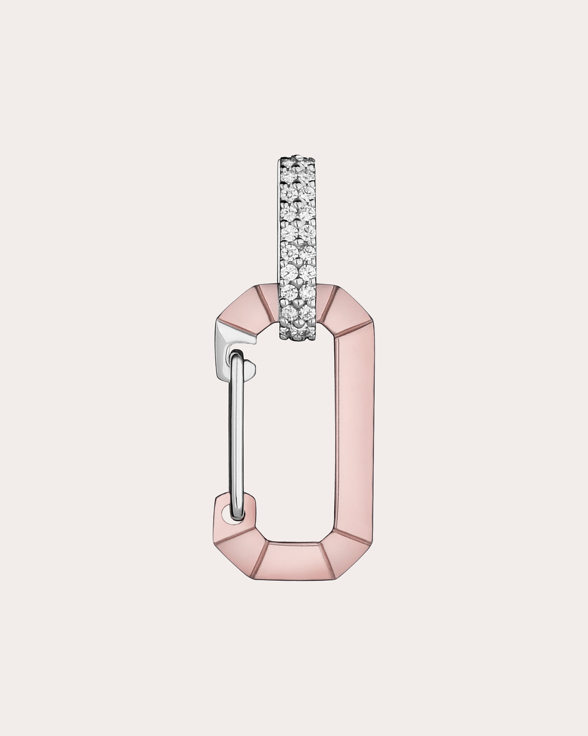 Diamond & 18k White Gold Small Chiara Drop Earring