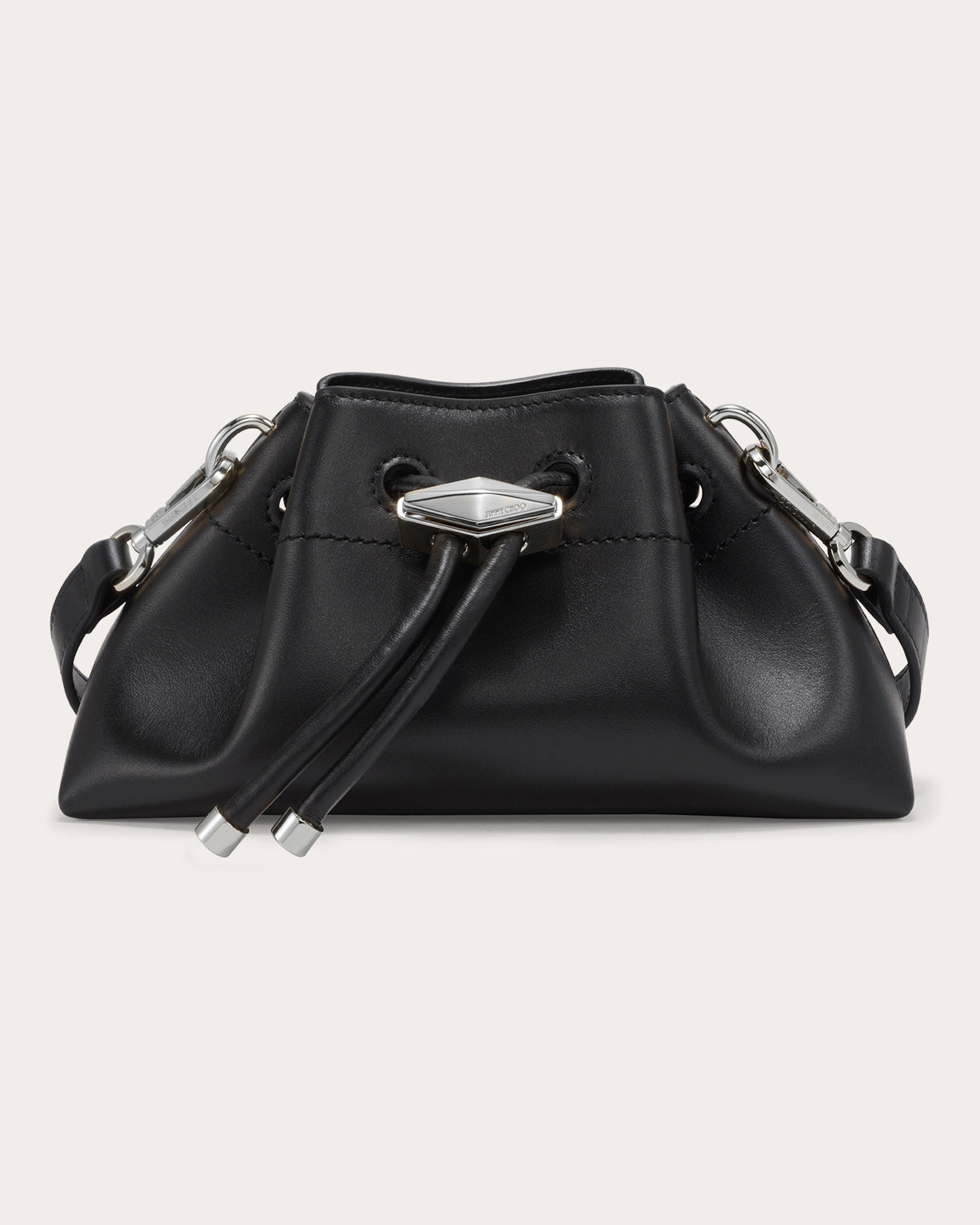 Small Cinch Leather Shoulder Bag