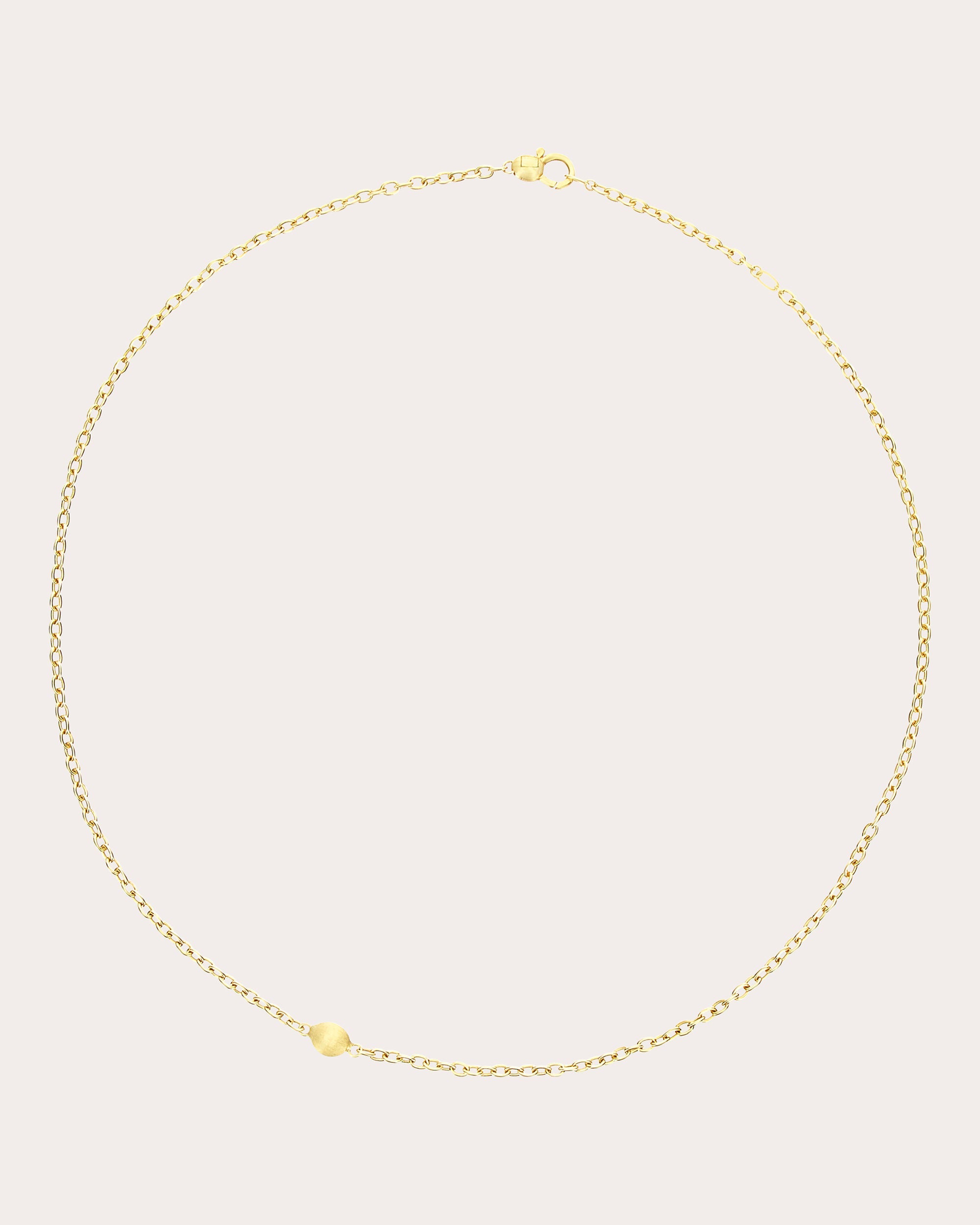 18k Gold Short Boules Necklace