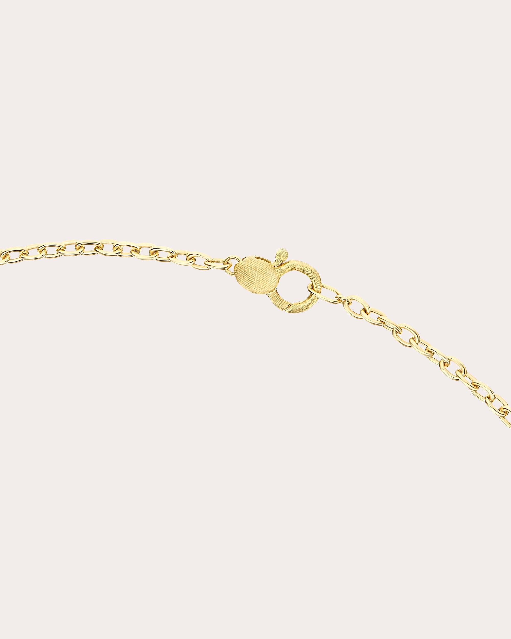 18k Gold Long Boules Necklace