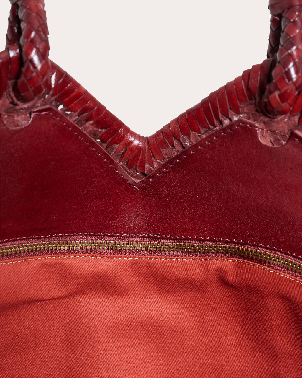 Crudelia Woven Leather Shoulder Bag