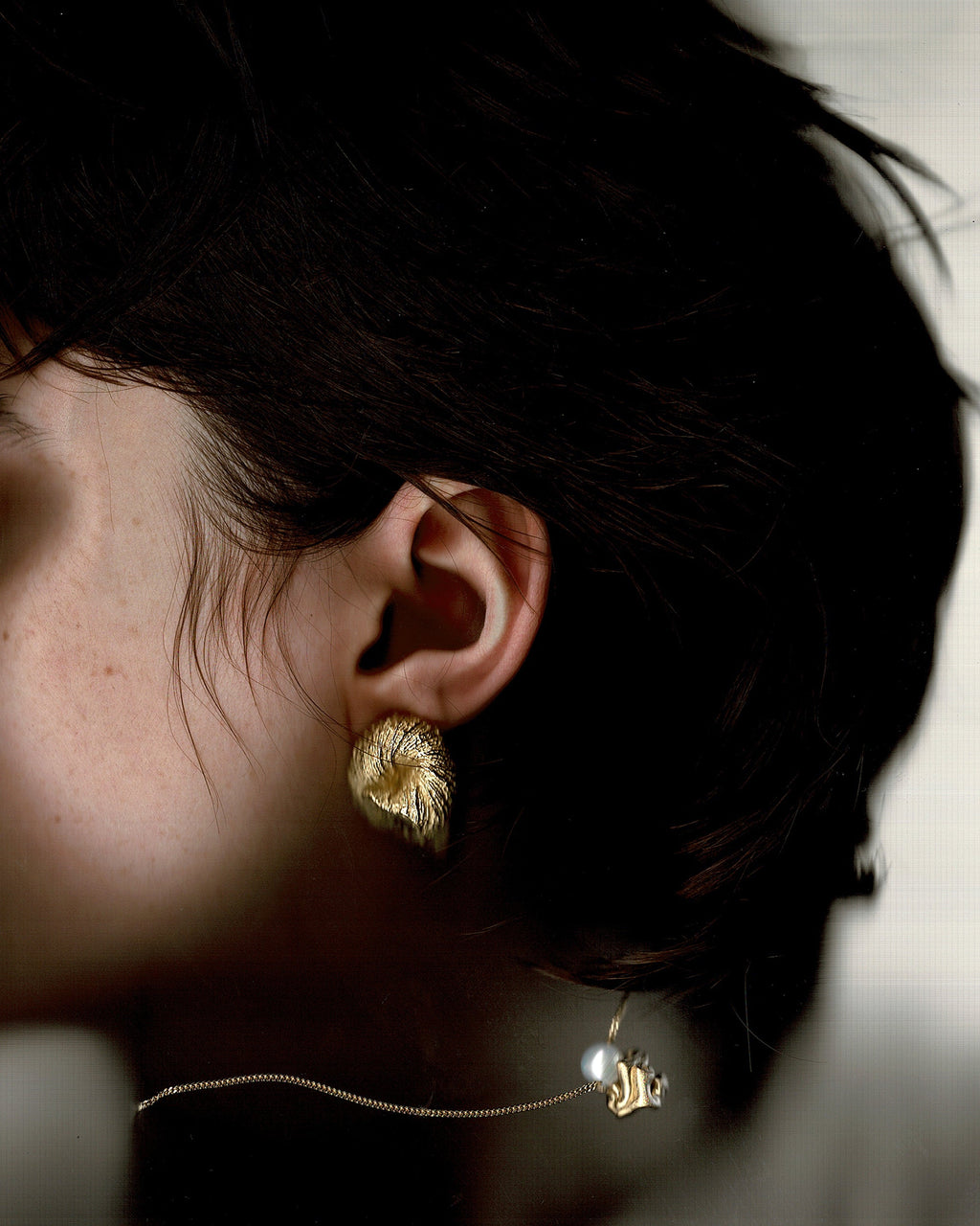 Yarn Stud Earrings