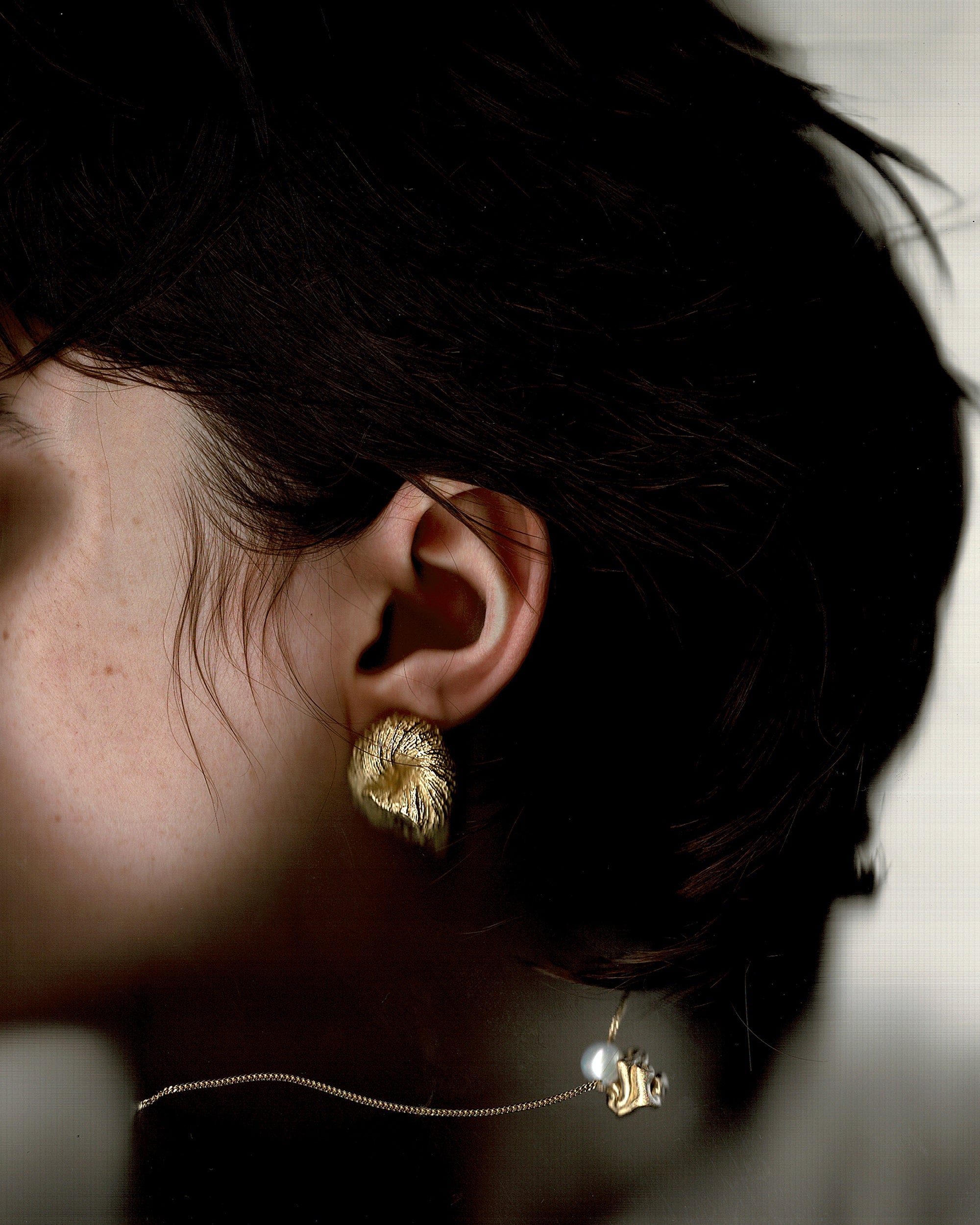 Yarn Stud Earrings