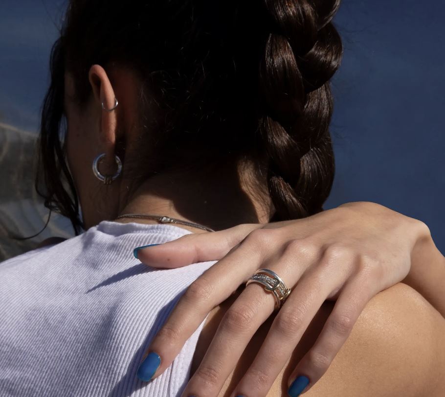 Diamond & 18k Gold Two-Tone Petunia Ring