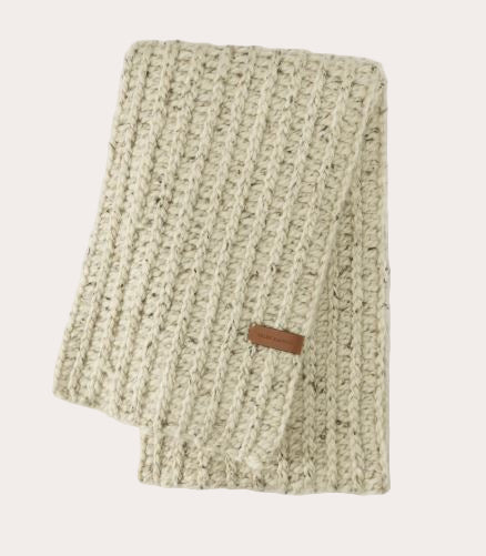 Cove Crocheted Wool Scarf