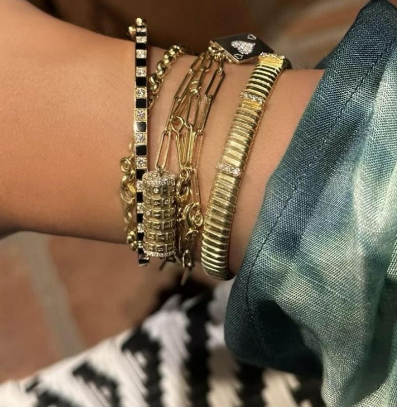 Diamond & 18k Gold Small Secret Bracelet
