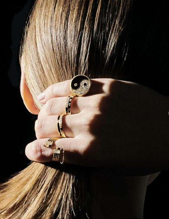 Diamond & 18k Gold Mirage Band Ring