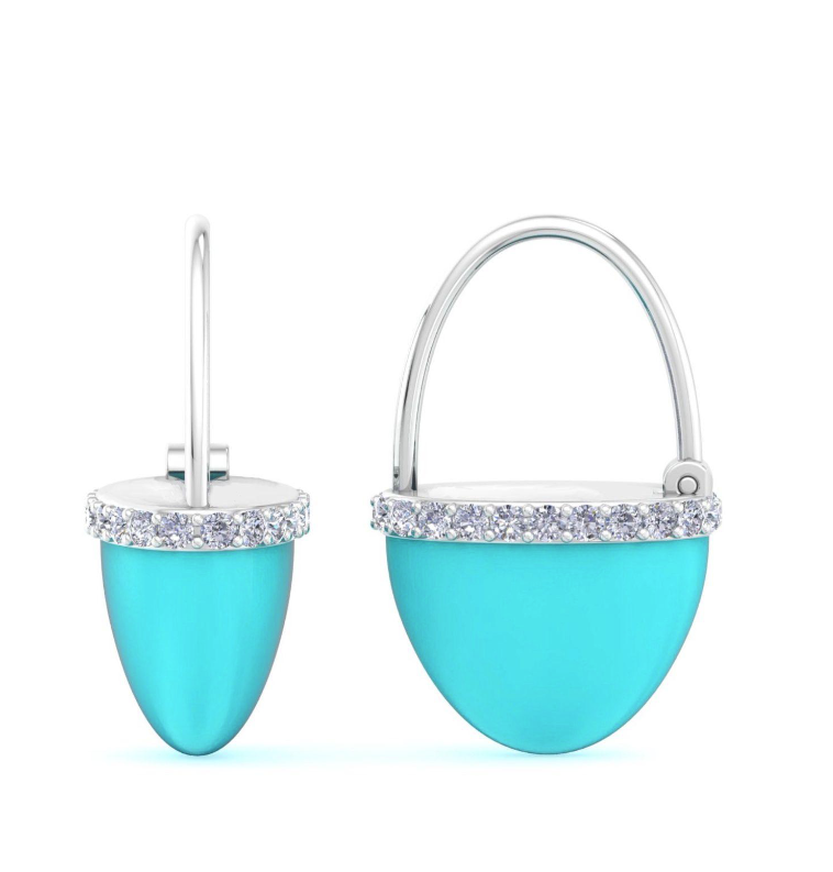 Special Order- Found Cap Drop Earrings
