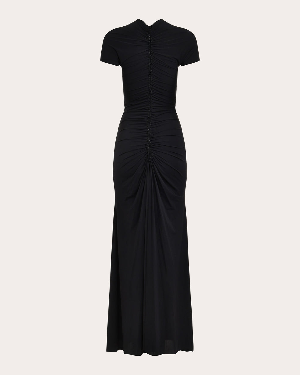 Cassandra Embellished Jersey Ruched Maxi Dress