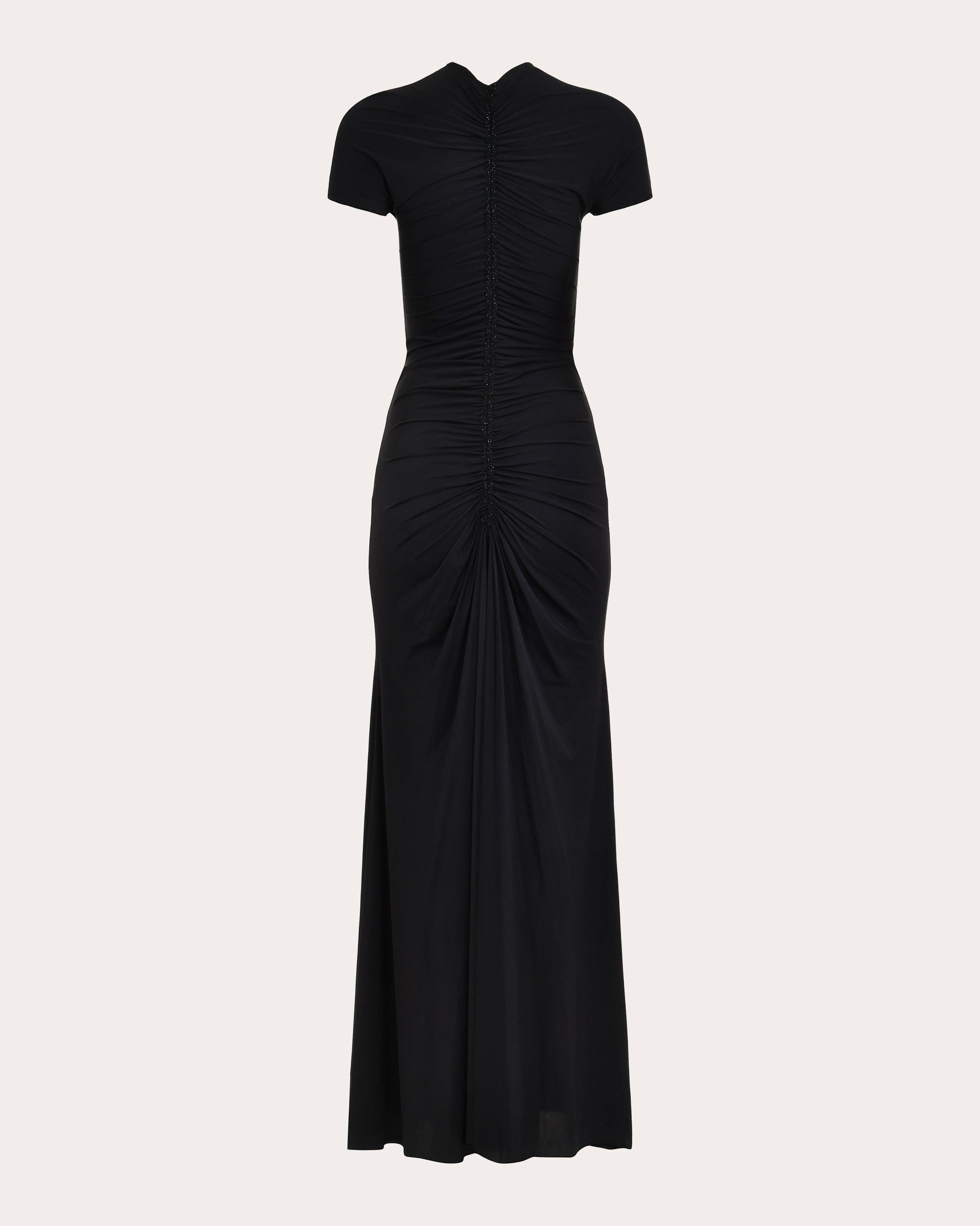Cassandra Embellished Jersey Ruched Maxi Dress