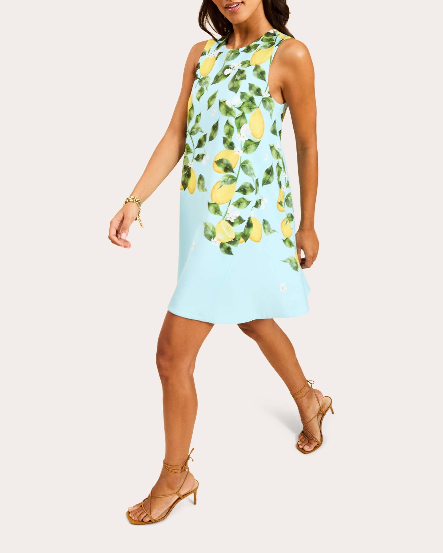 Cecily Reversible Crepe Sleeveless Mini Dress