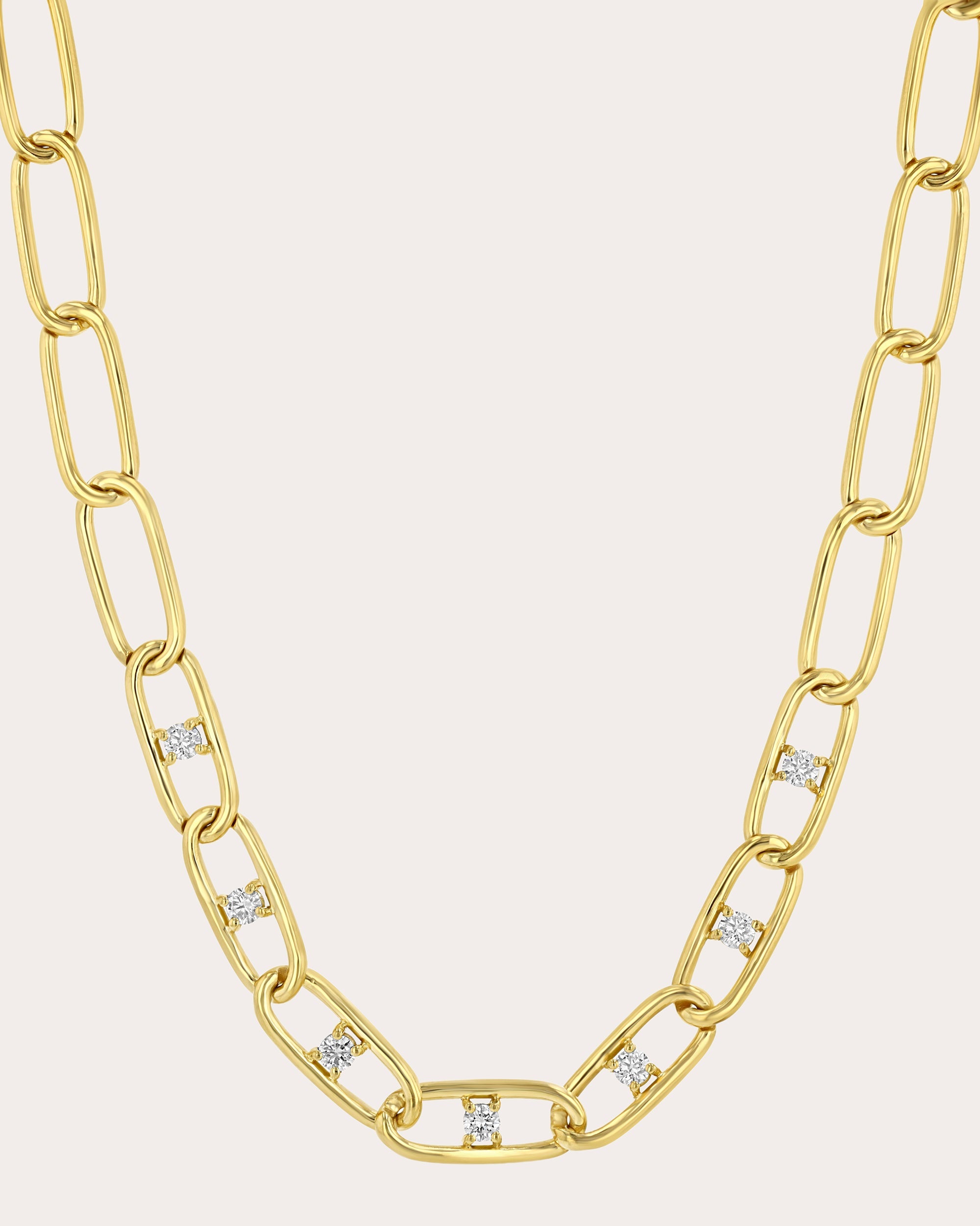 Diamond & 18k Gold Celebrate Chain Necklace