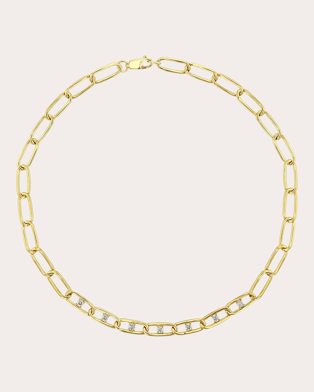 Diamond & 18k Gold Celebrate Chain Necklace