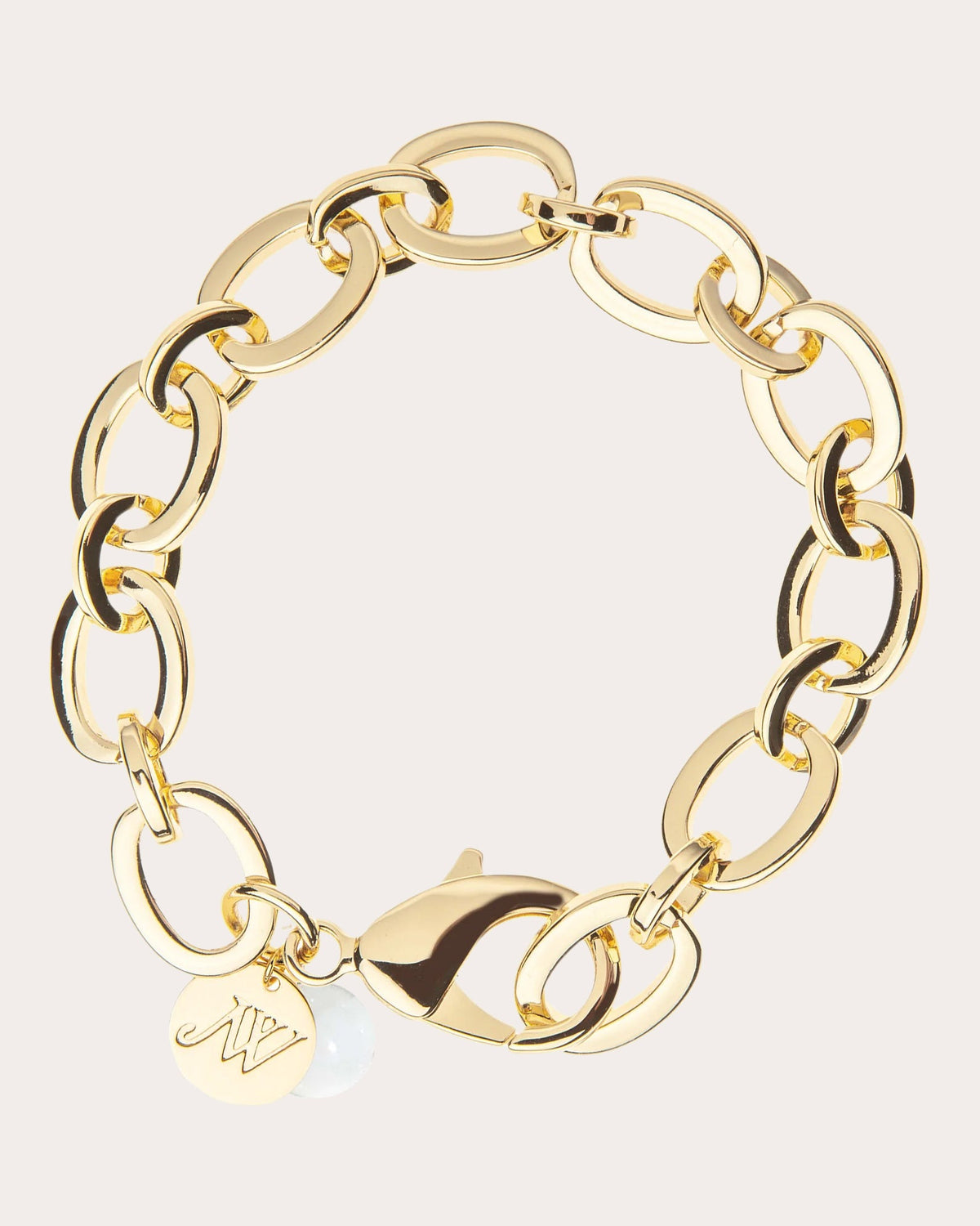 Mother of Pearl Chunky Link Bracelet
