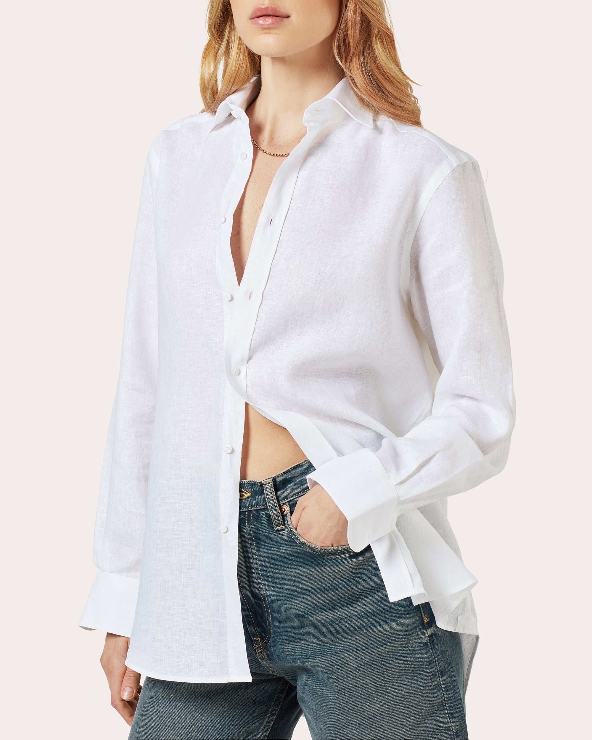 The Boyfriend Linen Shirt
