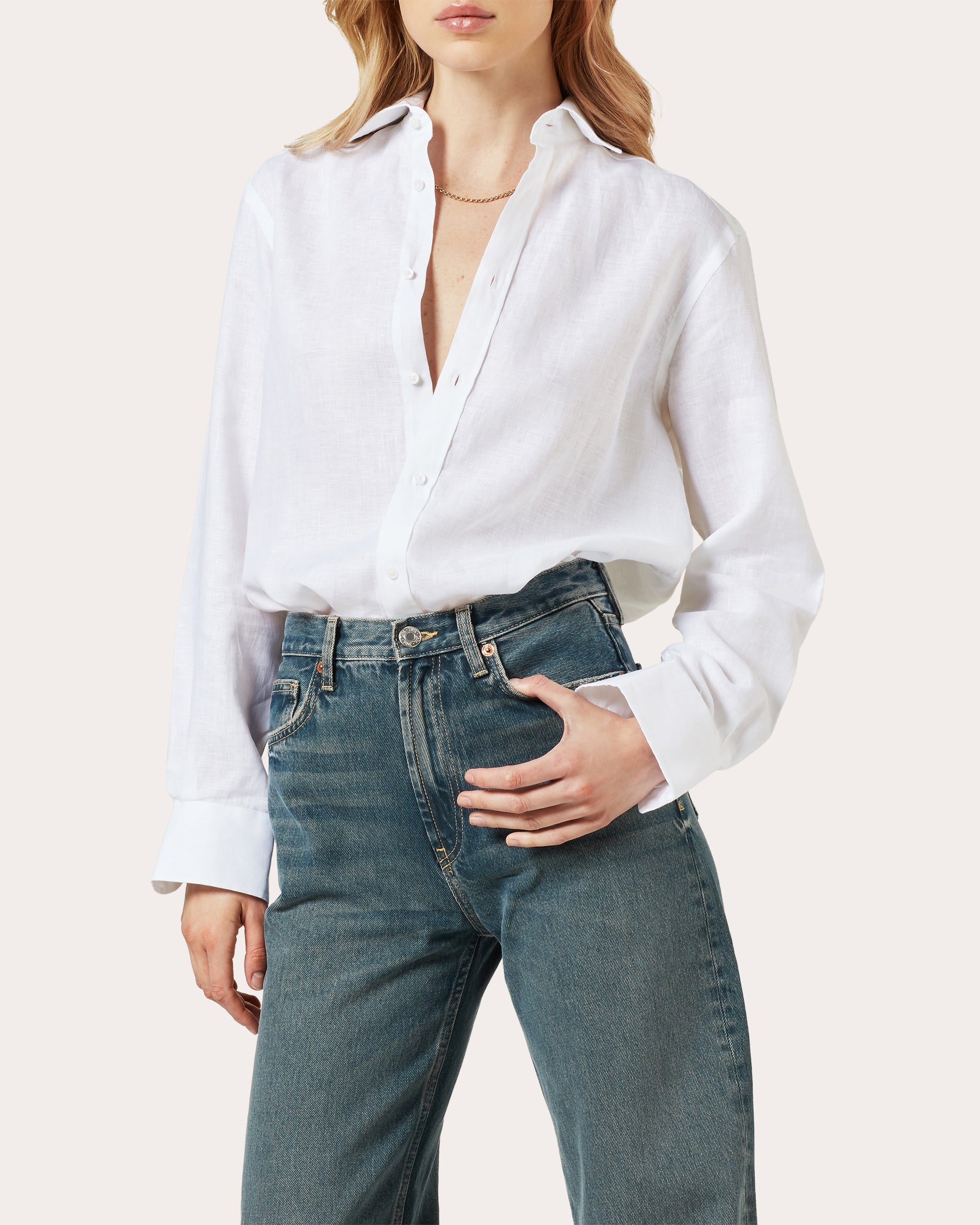 The Boyfriend Linen Shirt