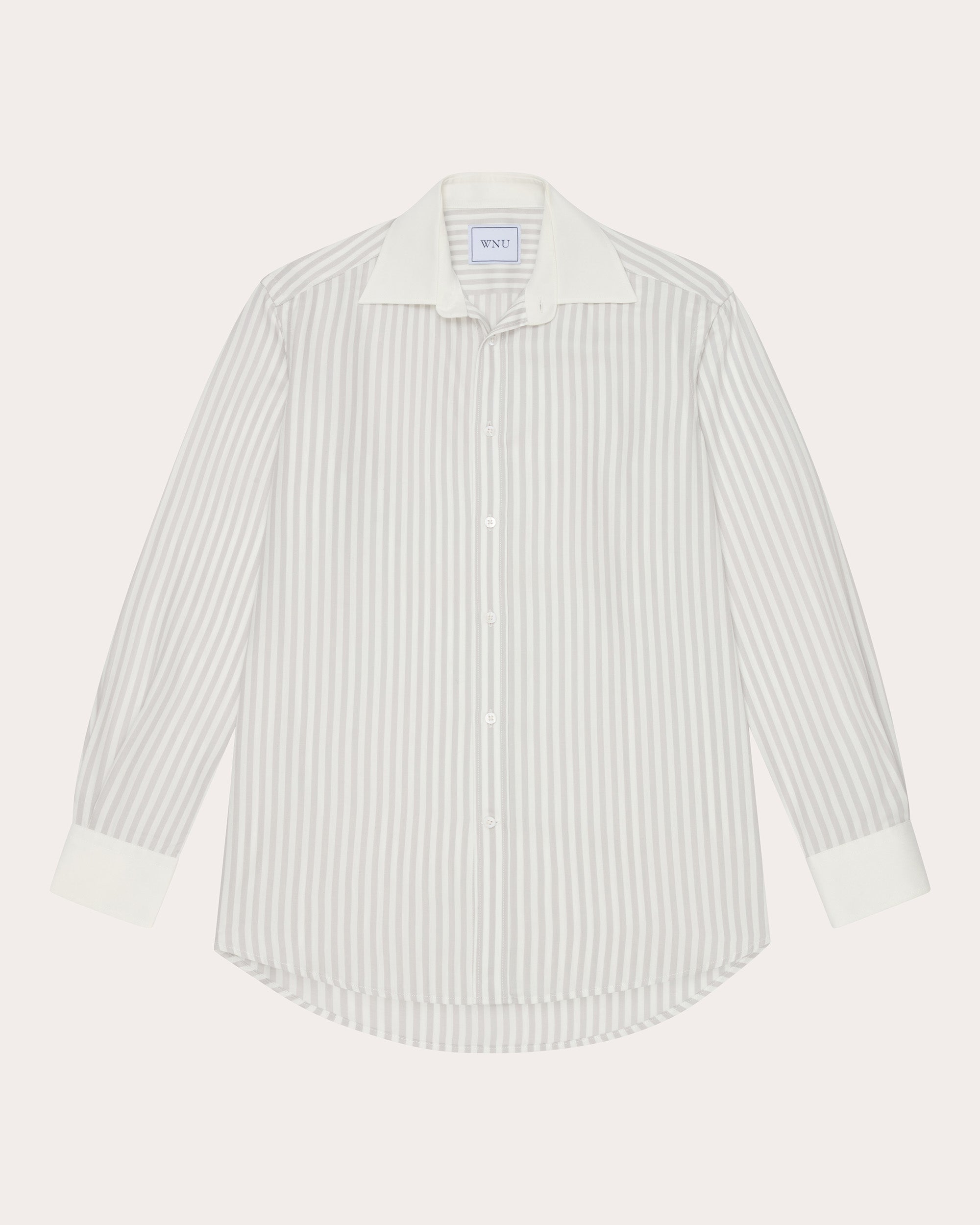 The Boyfriend Stripe Contrast Tencel™ Shirt