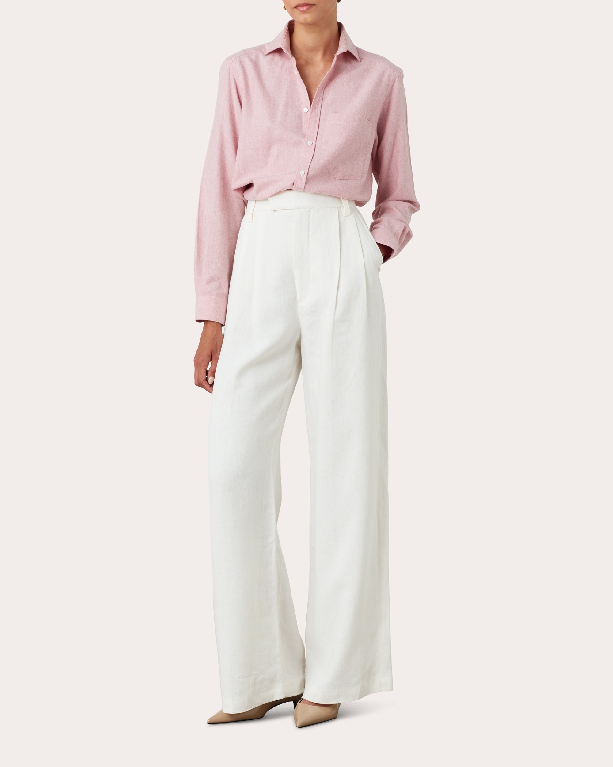 The Classic Brushed Cotton Wool Shirt