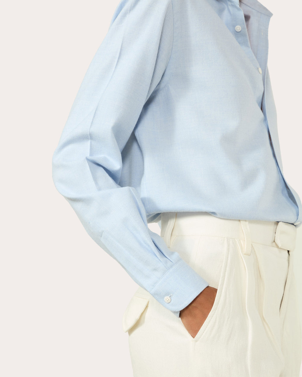 The Classic Brushed Cotton Wool Shirt