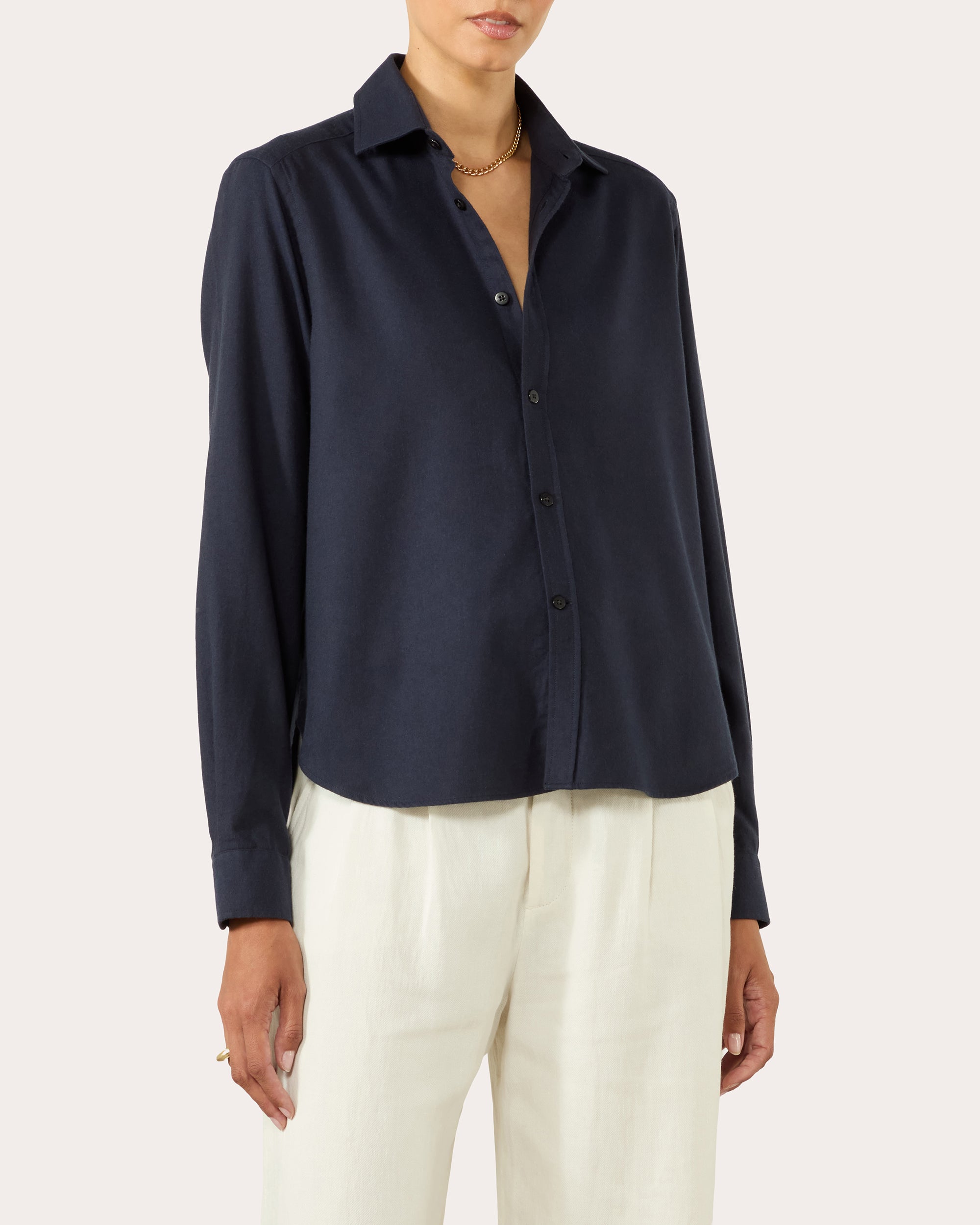 The Classic Brushed Cotton Wool Shirt