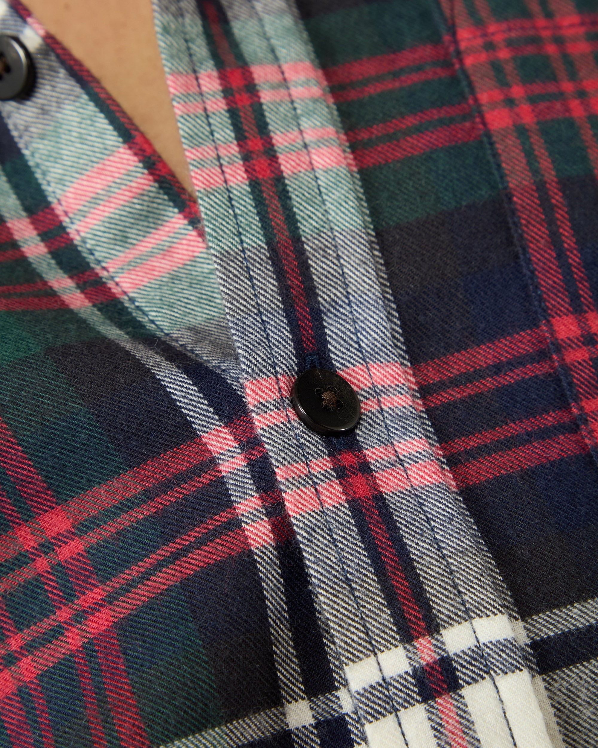 The Classic Brushed Plaid Cotton Wool Shirt