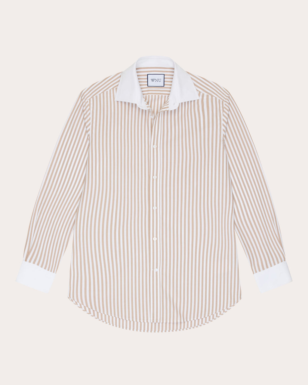 The Boyfriend Stripe Contrast Fine Poplin Shirt