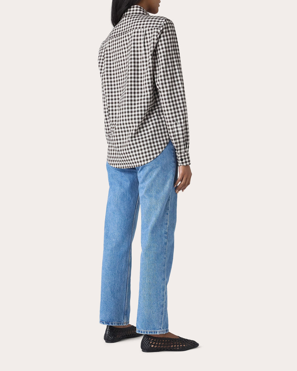 The Classic Fine Brushed Gingham Button-Up