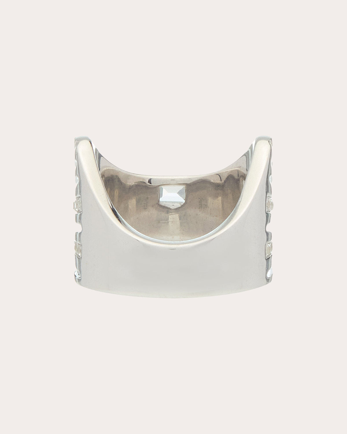 White Topaz Ray of Light Majestic Ring