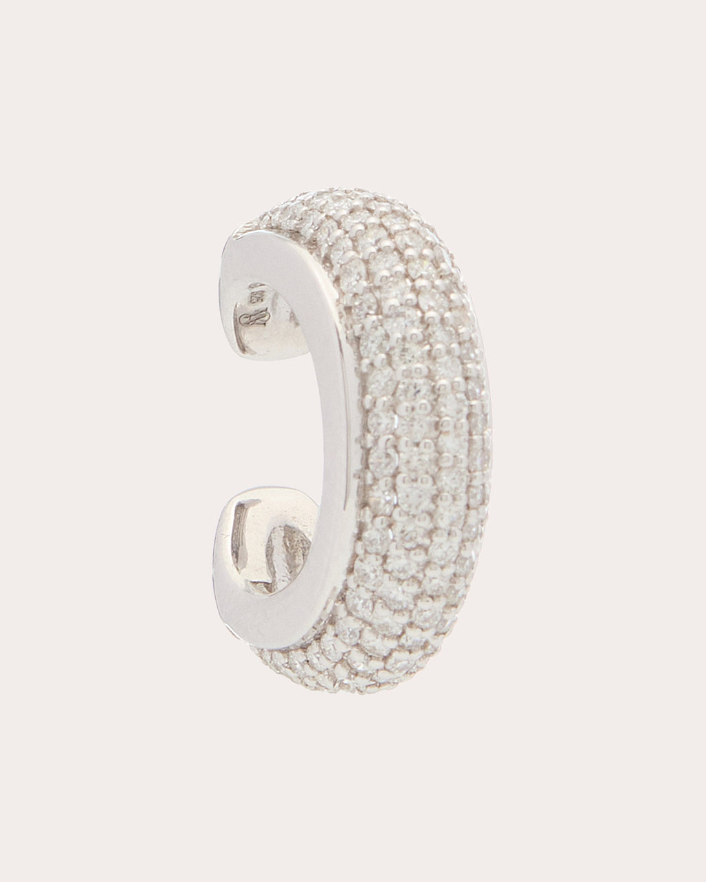 Diamond Pavé Luna Ear Cuff