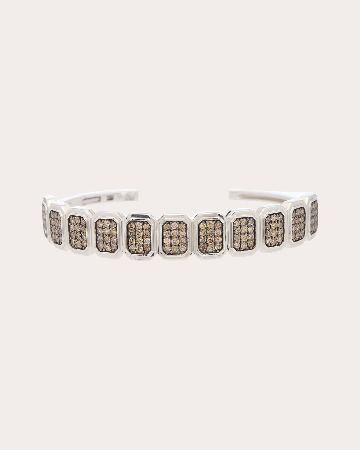 Brown Diamond Ray of Light Quatrum Cuff