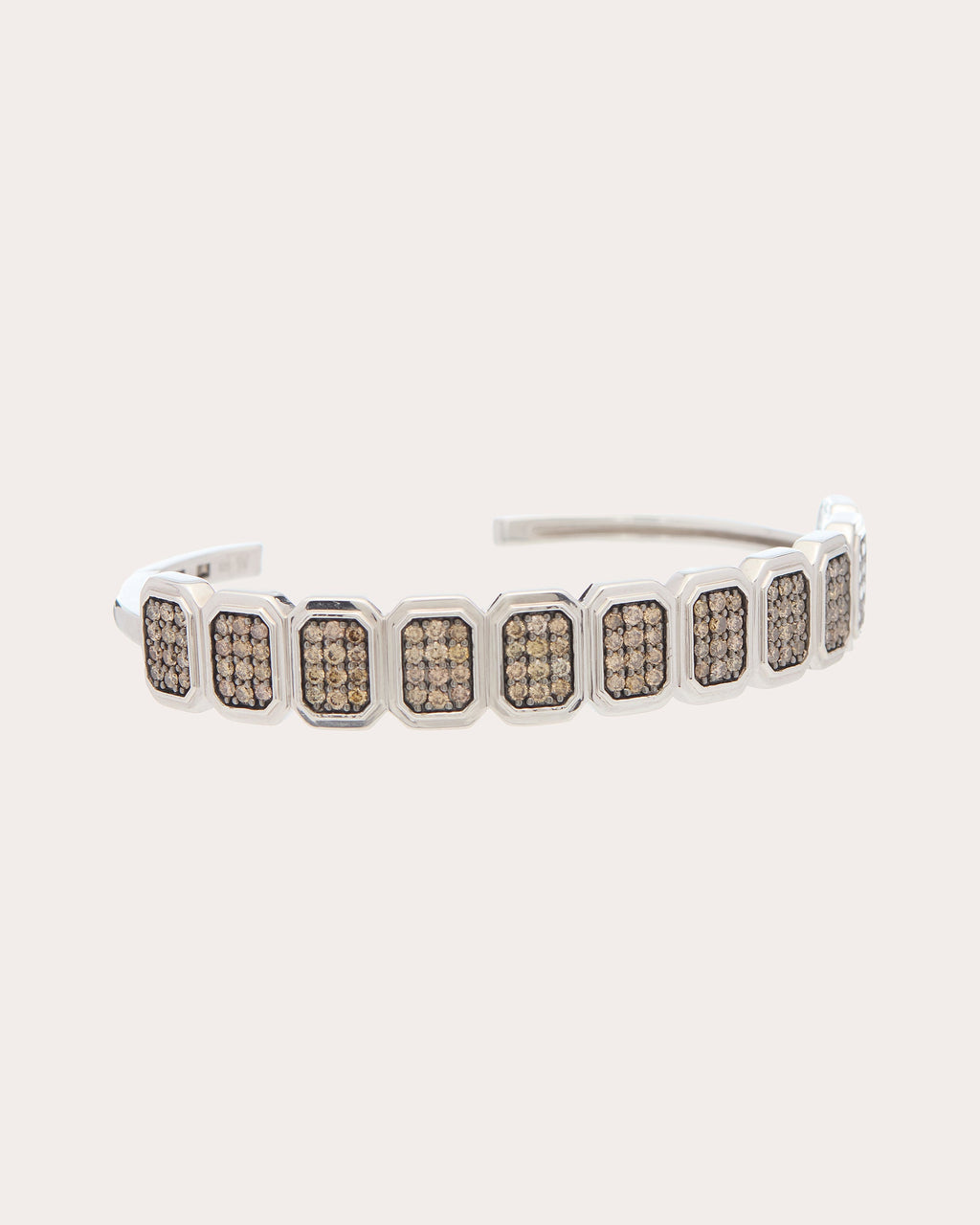 Brown Diamond Ray of Light Quatrum Cuff