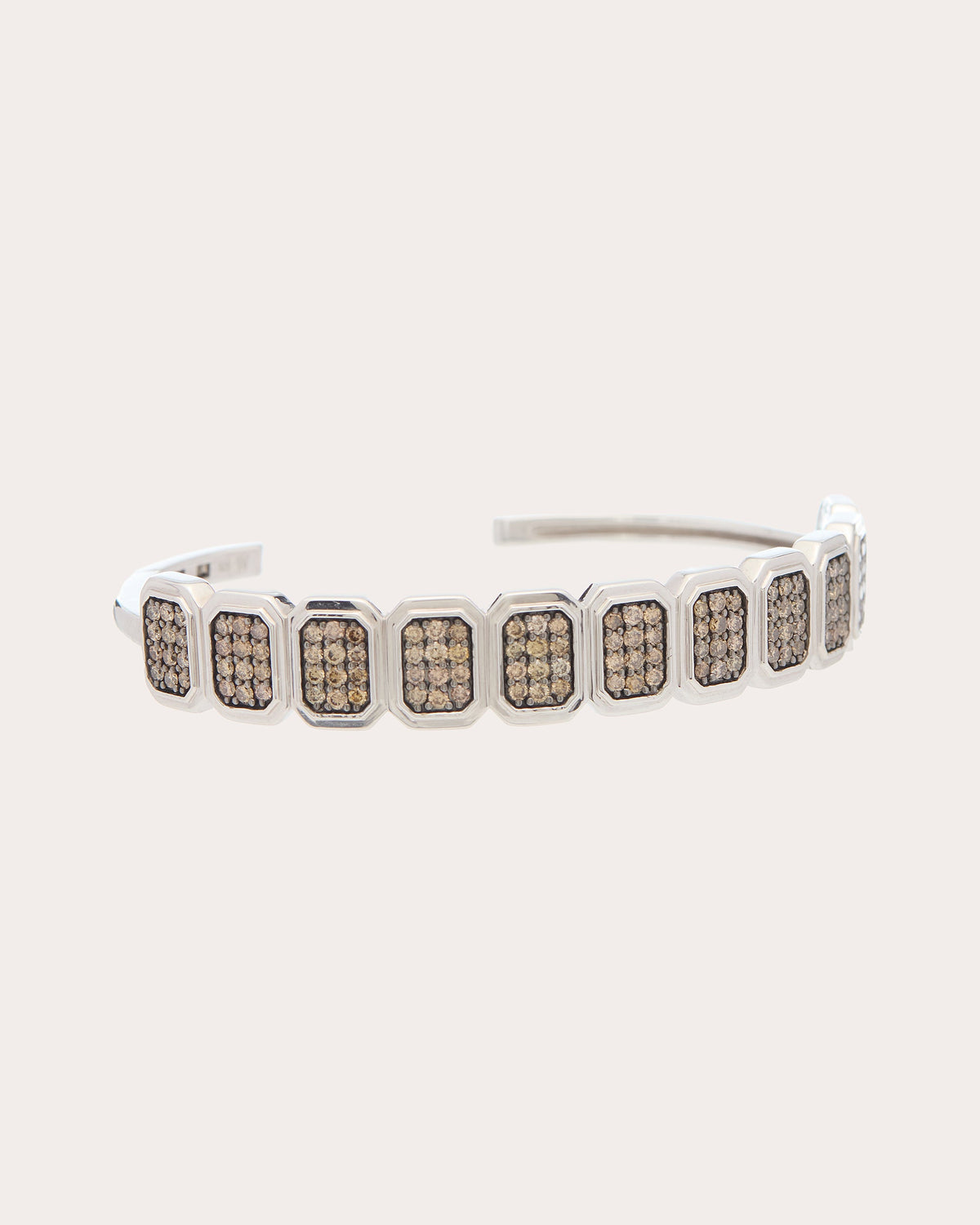 Brown Diamond Ray of Light Quatrum Cuff