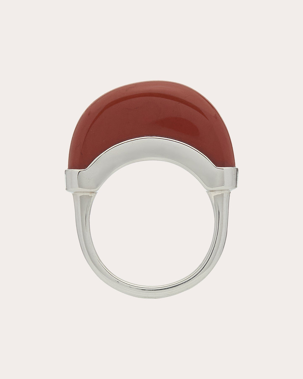 Red Jasper Luna Ring
