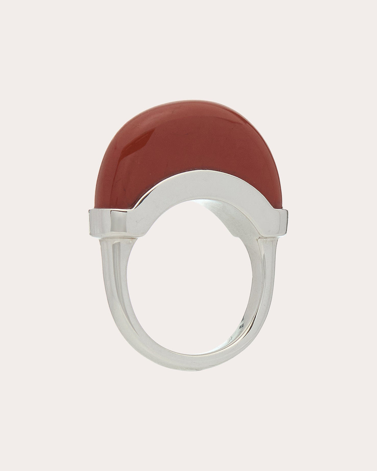 Red Jasper Luna Ring