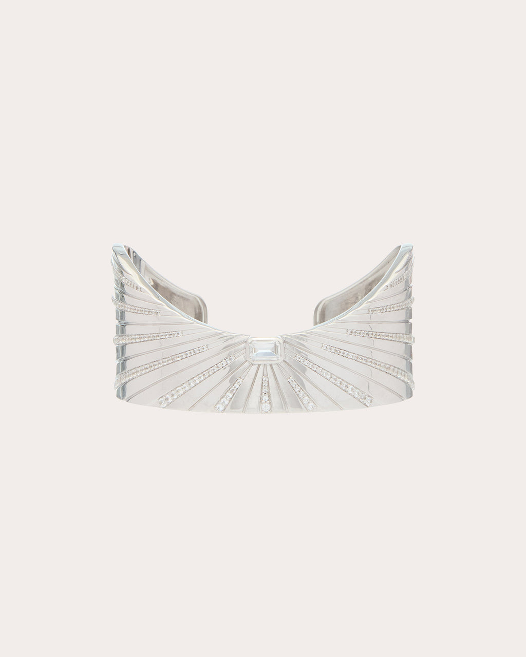 White Topaz Ray of Light Majestic Cuff