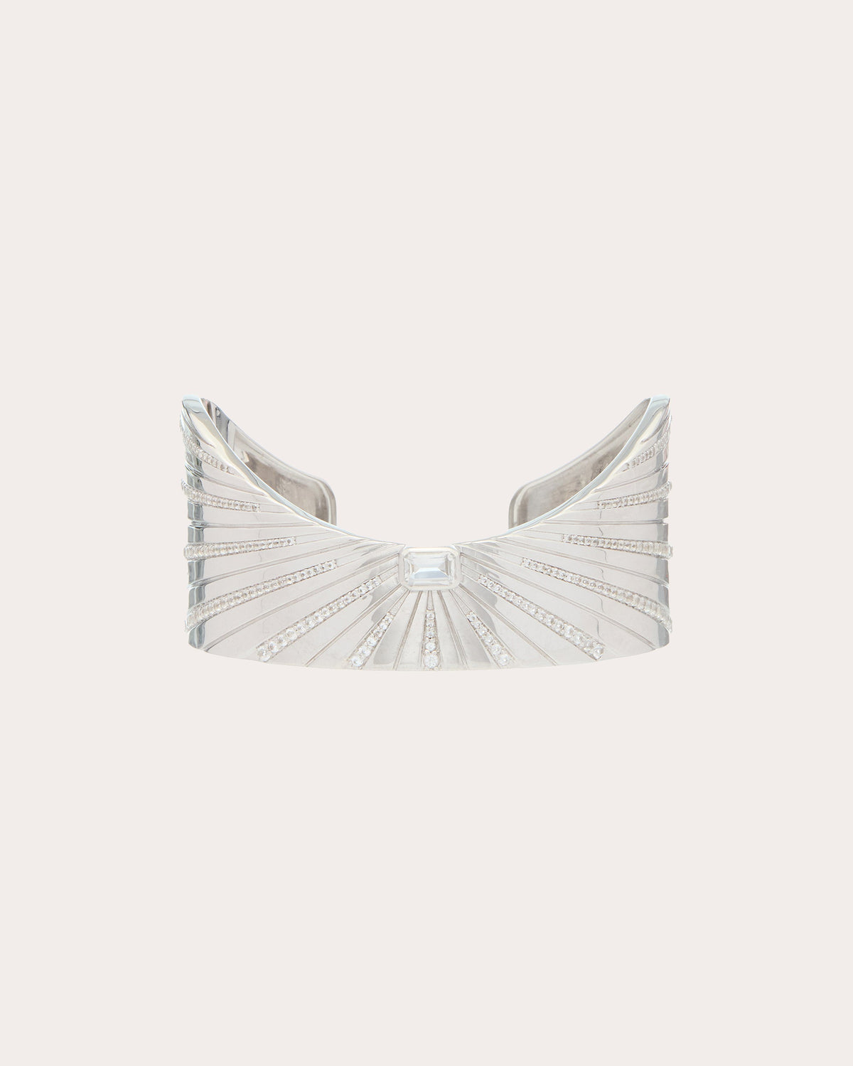 White Topaz Ray of Light Majestic Cuff