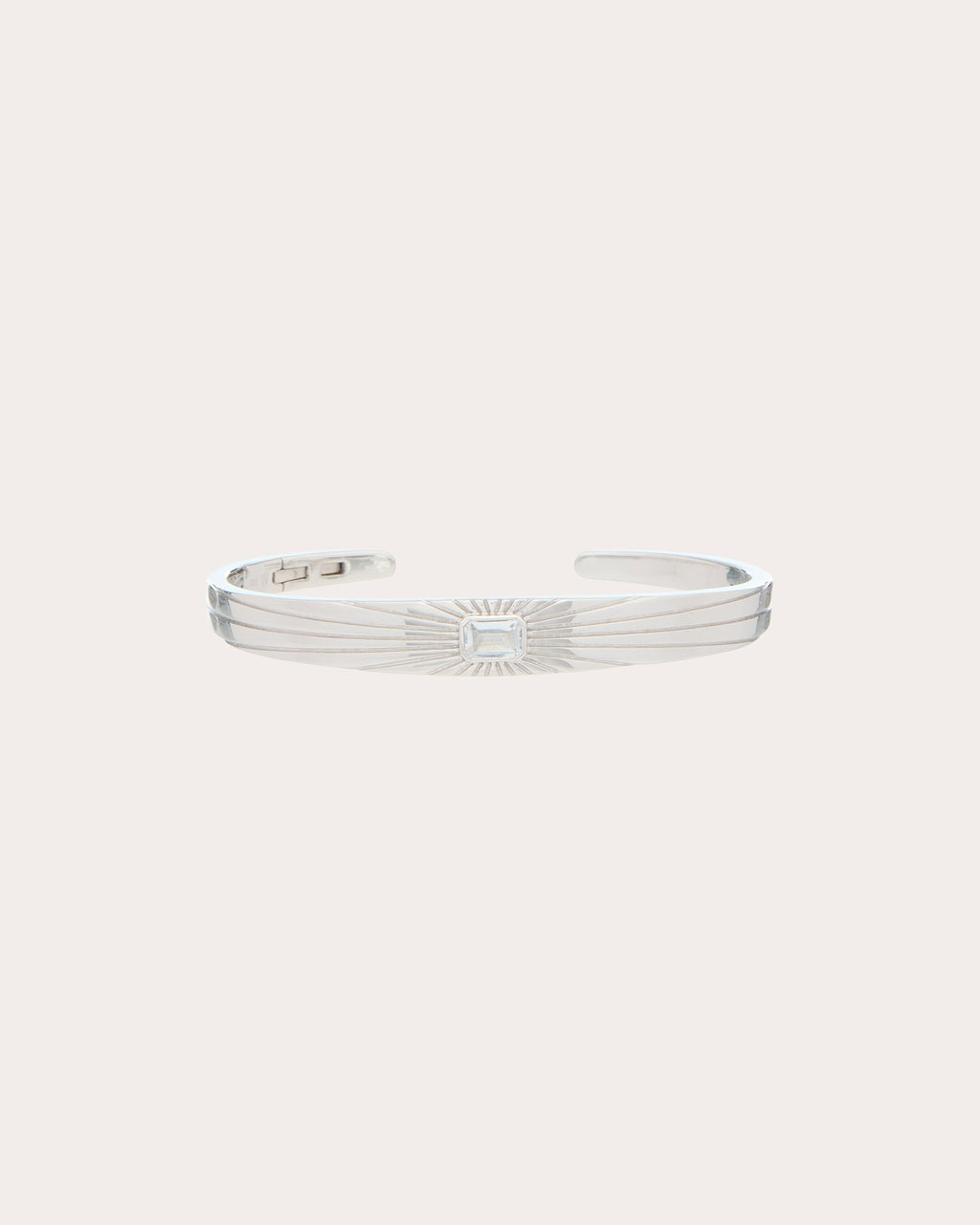 White Topaz Ray of Light Cuff