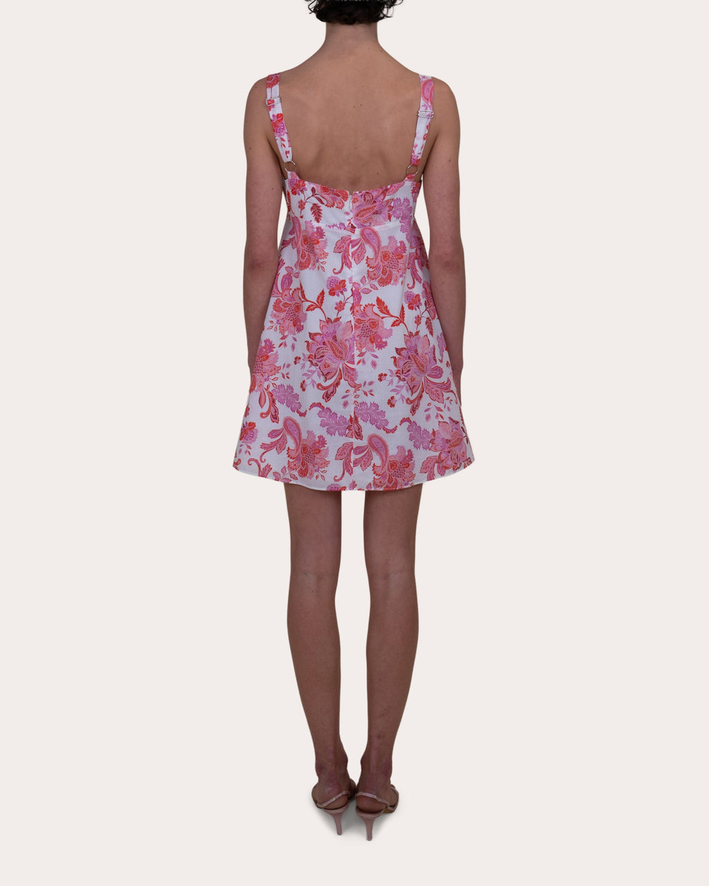 Arden Paisley Cotton Voile Mini Dress