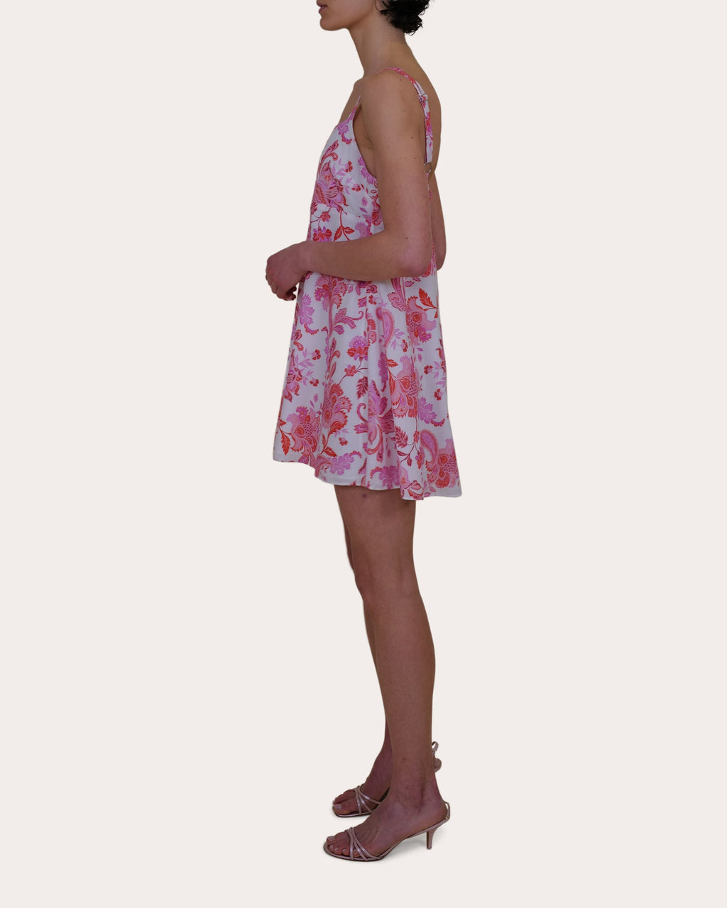 Arden Paisley Cotton Voile Mini Dress