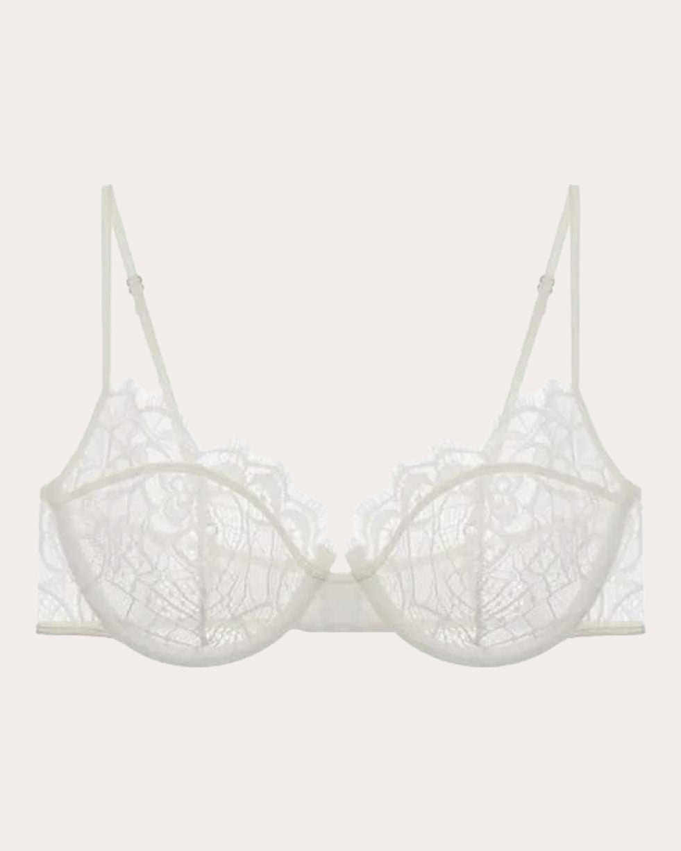 Coquette Scalloped Lace Demi Bra