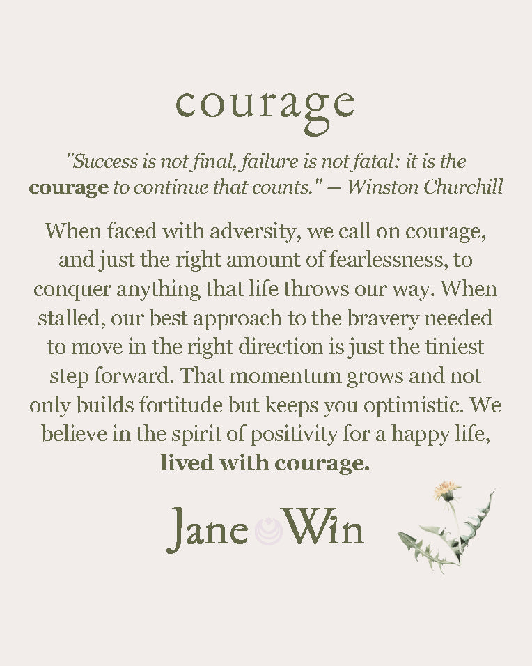 Tourmaline COURAGE Petite Coin Necklace