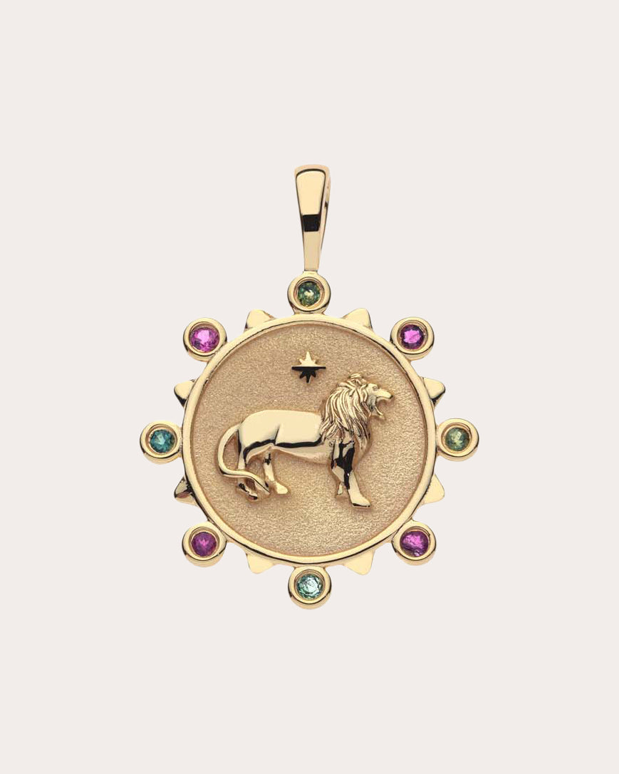 Tourmaline COURAGE Petite Coin Necklace