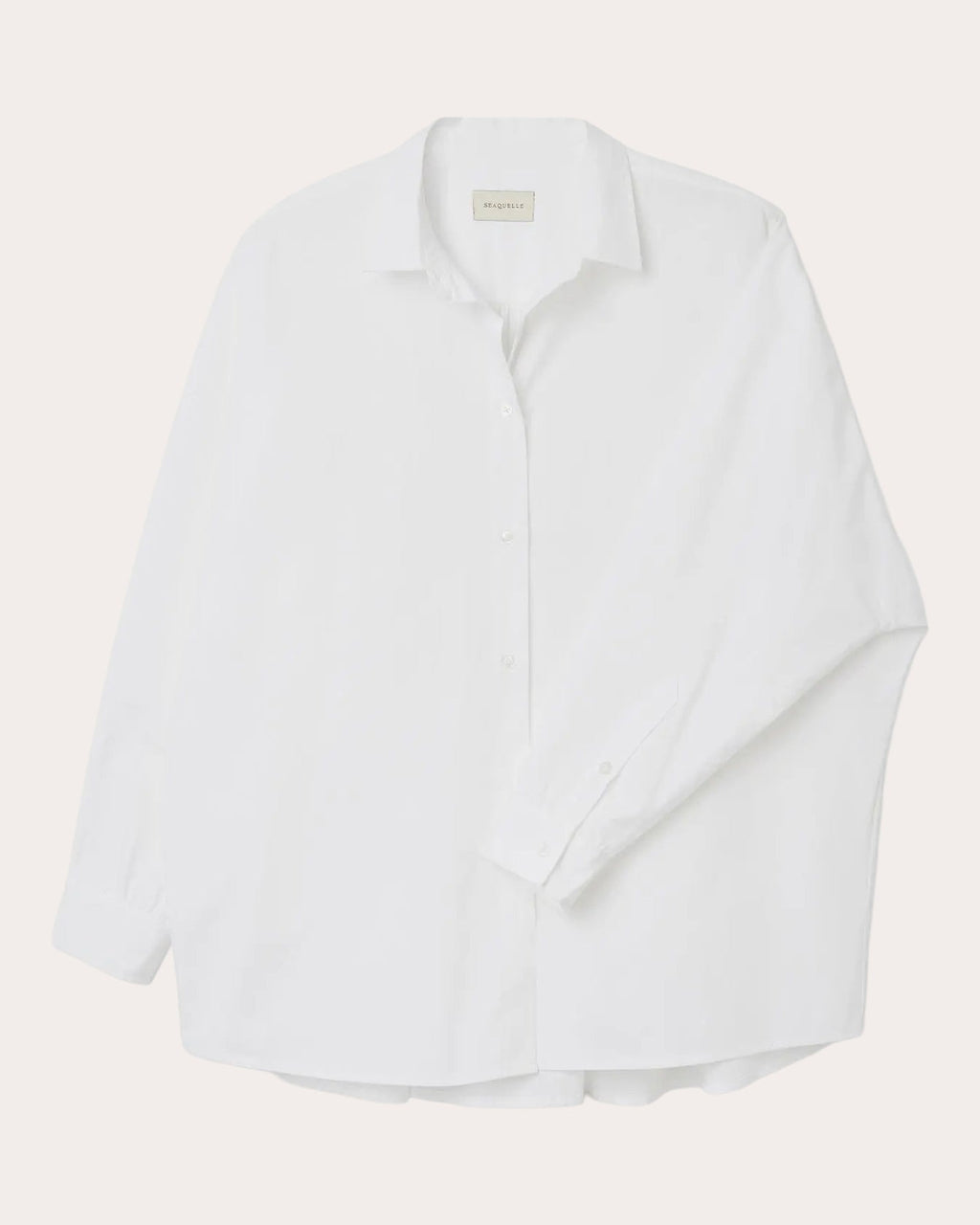 Drift Poplin Gathered Button-Up