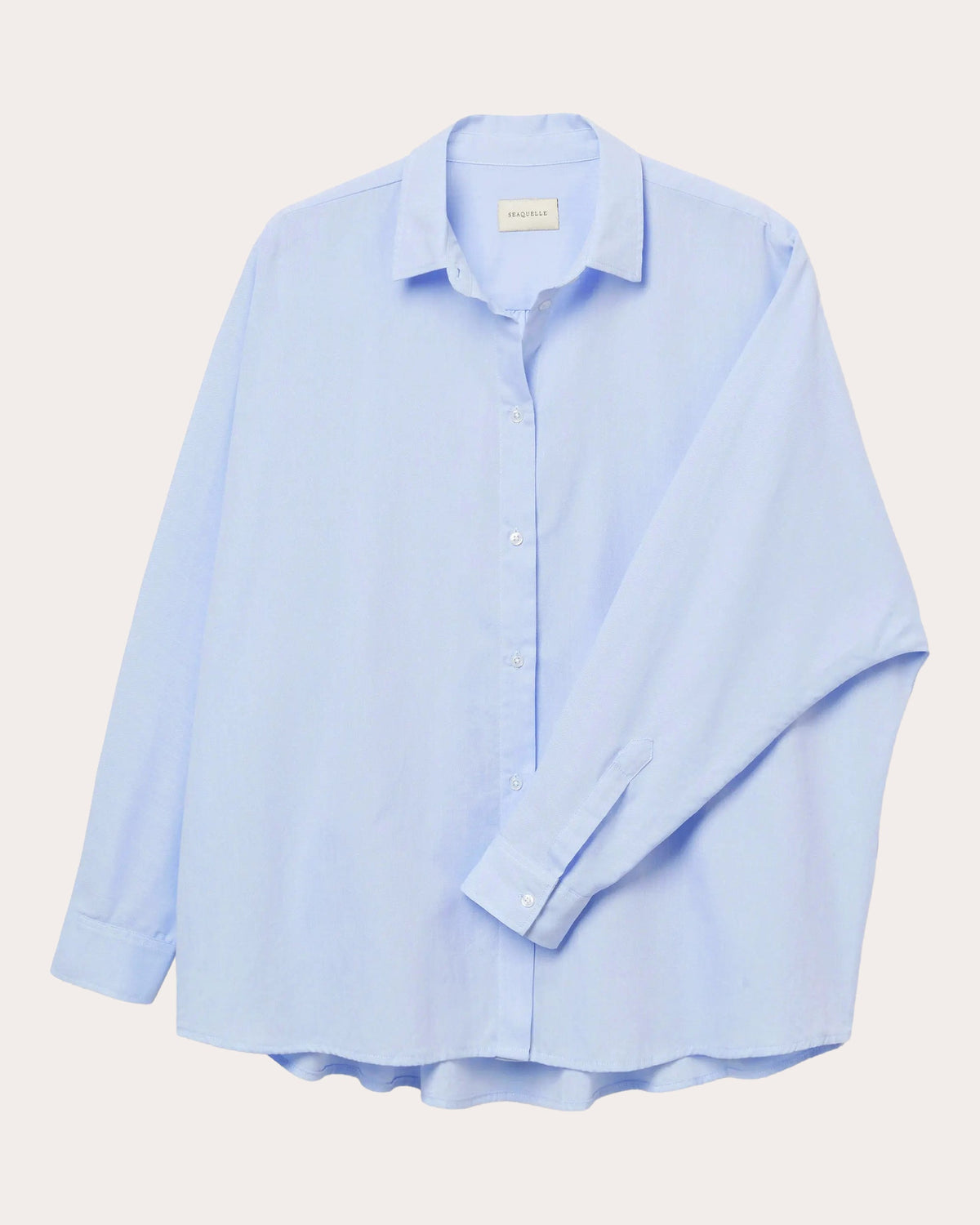 Drift Poplin Gathered Button-Up