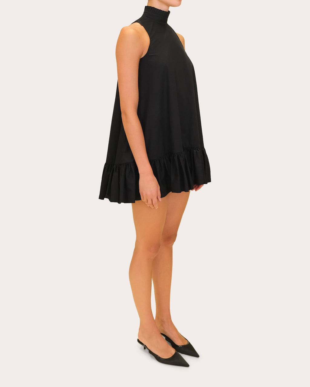 Alcott Poplin Trapeze Mini Dress