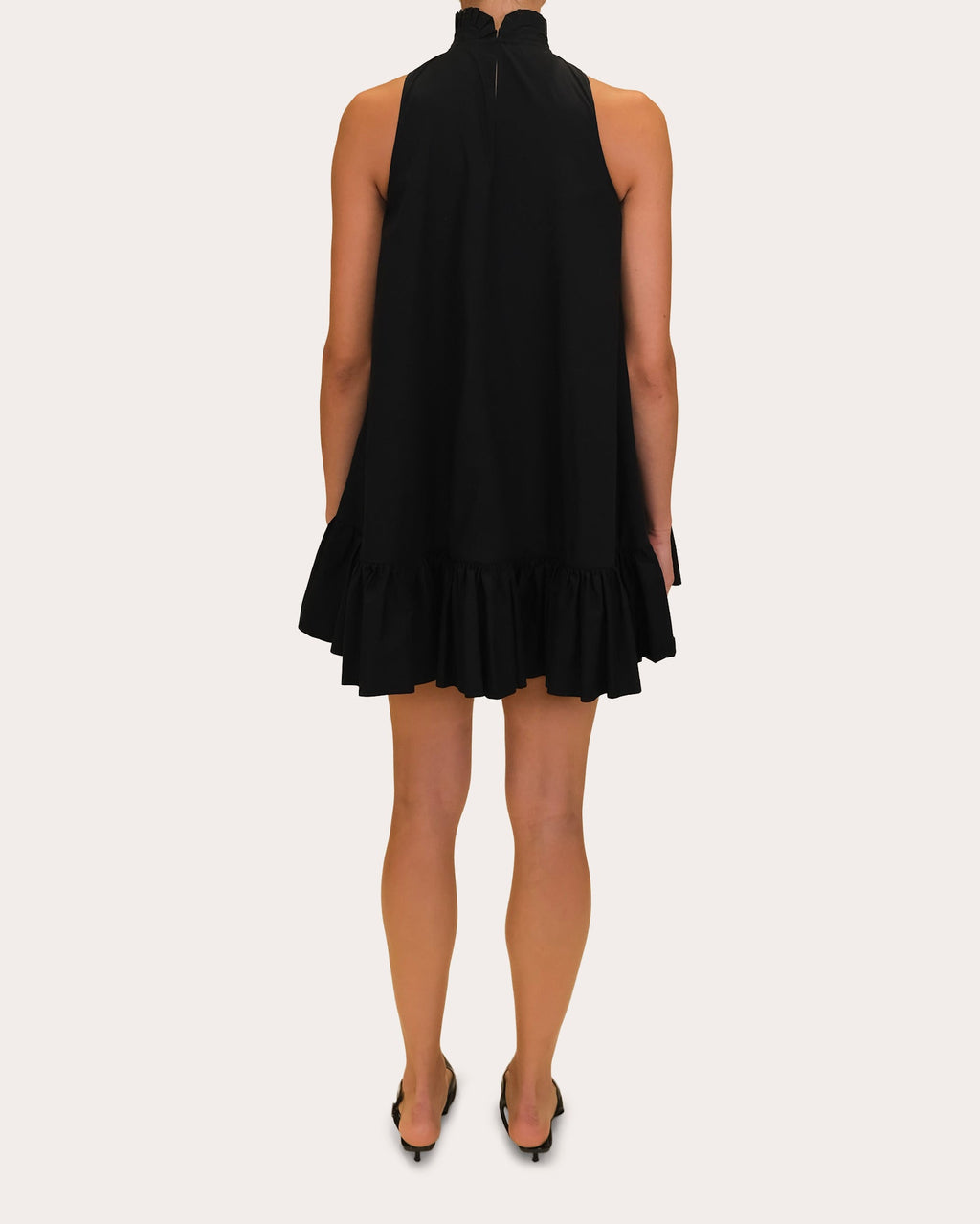 Alcott Poplin Trapeze Mini Dress